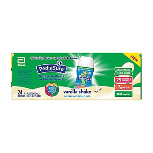 PediaSure Grow & Gain with Fiber Kids Vanilla Nutritional Shake 24 pk./7.4 fl. oz. - Home/Baby & Kids/Baby Food & Formula/Baby Food/ -