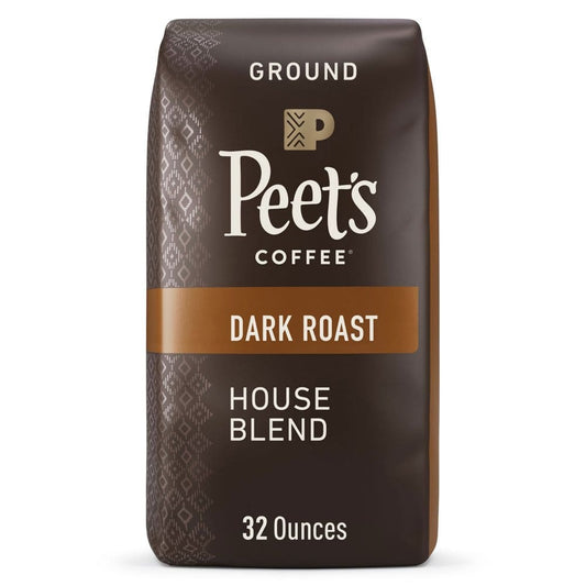 Peet’s Coffee Ground Dark Roast House Blend (32 oz.) - Ground Coffee - Peet’s