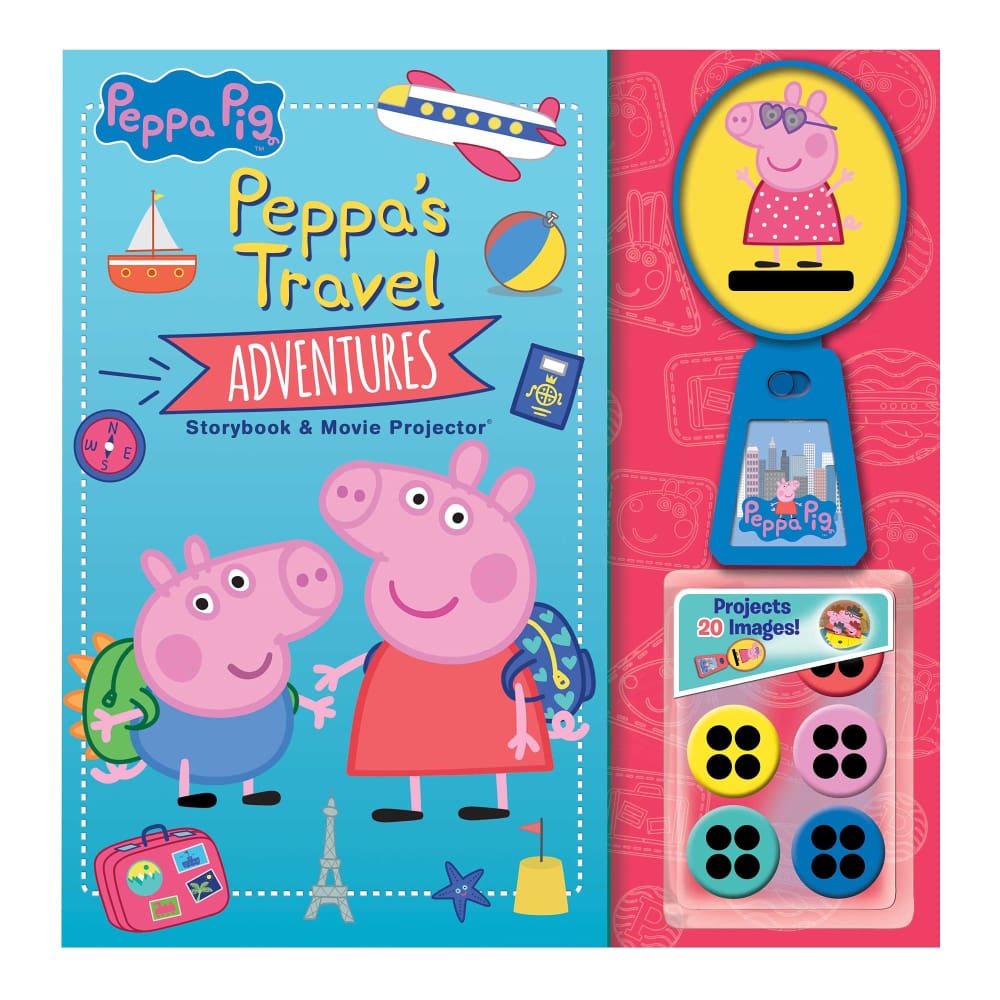 Peppa Pig: Peppa’s Travel Adventures Storybook & Movie Projector - Home/Seasonal/Easter/Easter Gifts/ - Readerlink