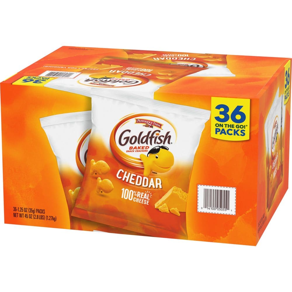 Pepperidge Farm Goldfish Cheddar Crackers (1.25 oz. 36 pk.) - Crackers - Pepperidge