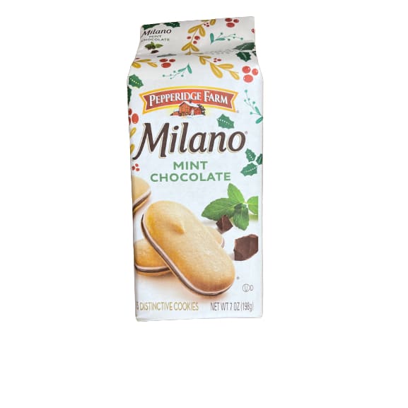 Pepperidge Farm Milano Mint Chocolate Cookies 7-oz. Bag - Pepperidge Farm