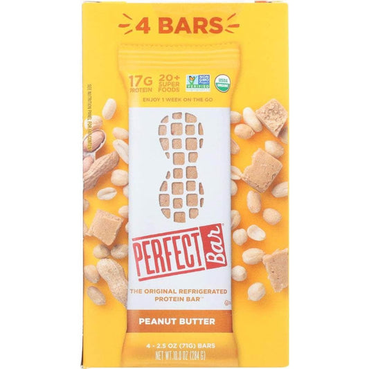 Perfect Bar Perfect Foods Peanut Butter Bar 4pk, 10 oz