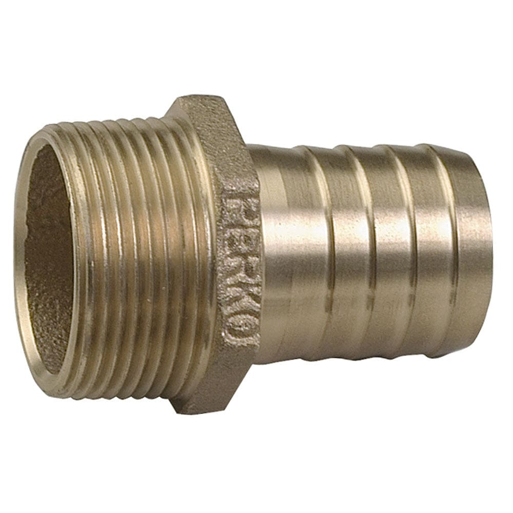 Perko 3/ 4 Pipe to Hose Adapter Straight Bronze MADE IN THE USA (Pack of 2) - Marine Plumbing & Ventilation | Fittings - Perko