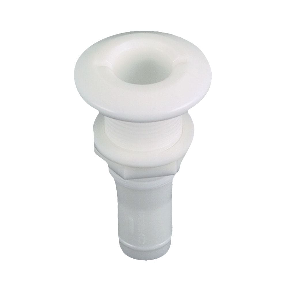 Perko 5/ 8 Thru-Hull Fitting f/ Hose Plastic MADE IN THE USA (Pack of 4) - Marine Plumbing & Ventilation | Thru-Hull Fittings - Perko