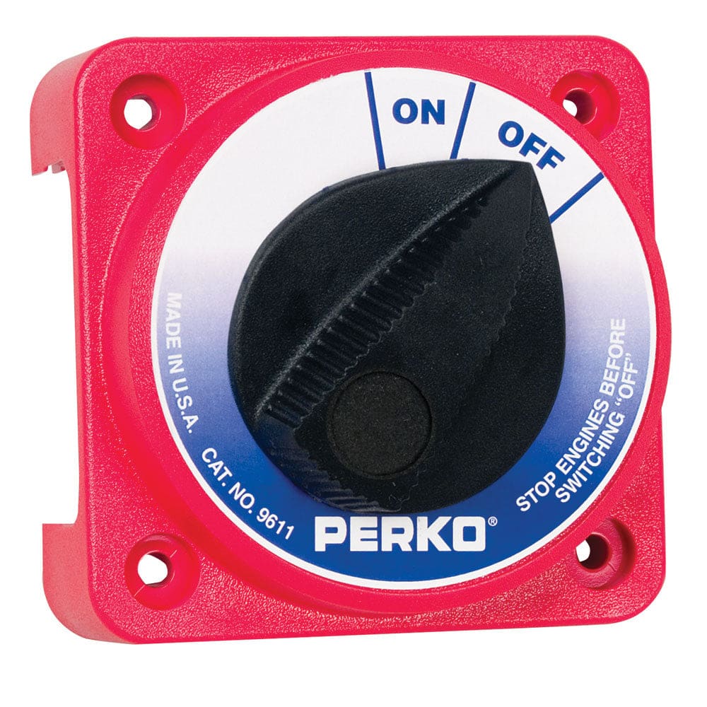 Perko 9611DP Compact Medium Duty Main Battery Disconnect Switch - Electrical | Battery Management - Perko