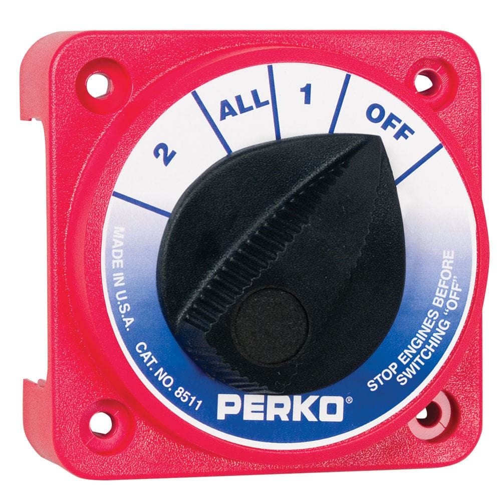 Perko Compact Medium Duty Battery Selector Switch w/ o Key Lock - Electrical | Battery Management - Perko