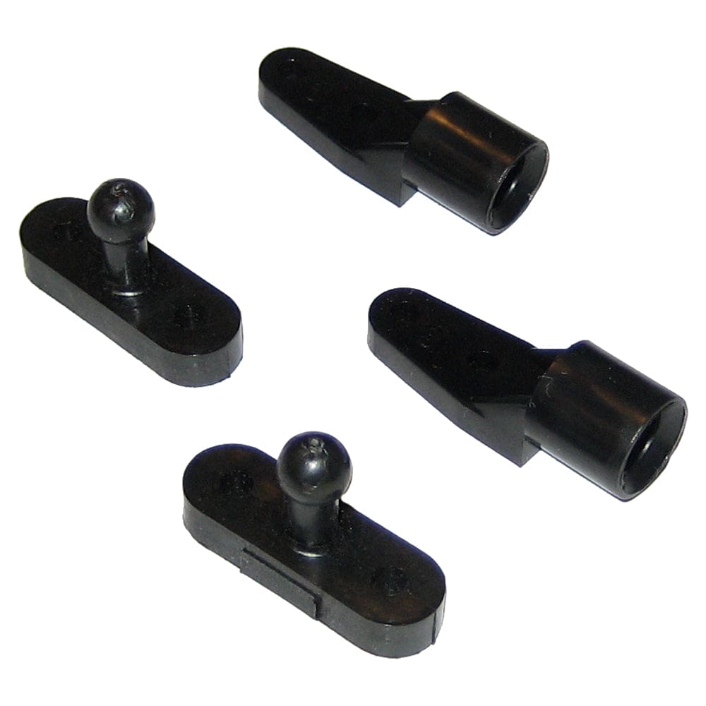 Perko Door Catches - Black Nylon - Pair (Pack of 4) - Marine Hardware | Latches - Perko