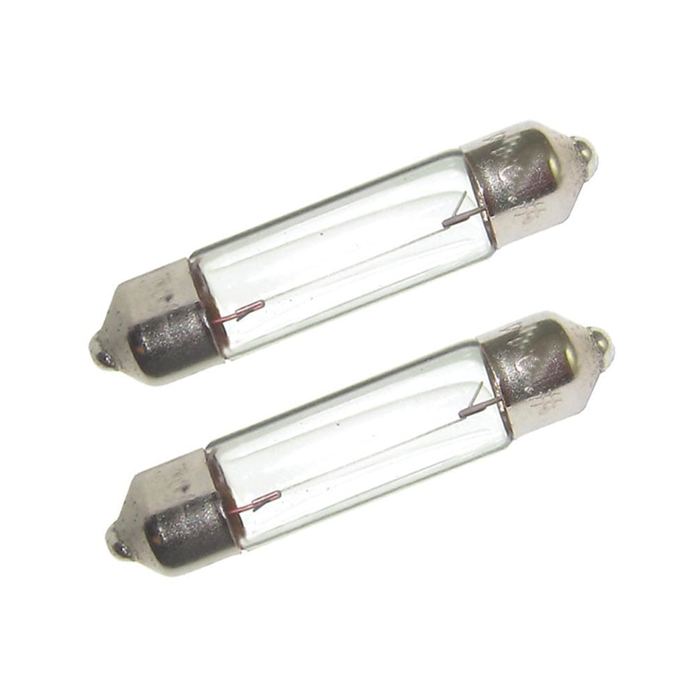 Perko Double Ended Festoon Bulbs - 12V 10W.80A - Pair (Pack of 2) - Lighting | Bulbs - Perko