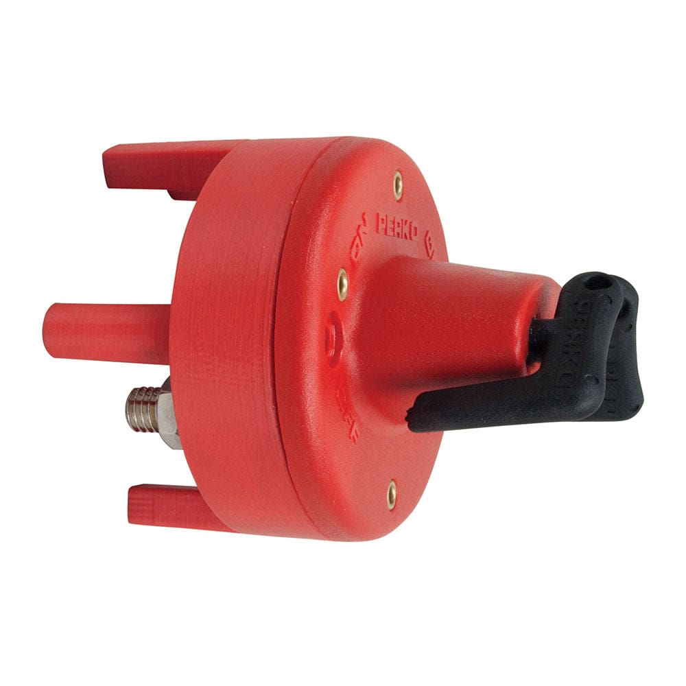 Perko Dual Battery Switch w/ Mounting Ring & Legs - Bulkhead Mount - Electrical | Battery Management - Perko