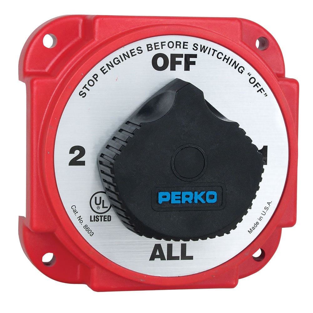 Perko Heavy Duty Battery Selector Switch w/ Alternator Field Disconnect - Electrical | Battery Management - Perko