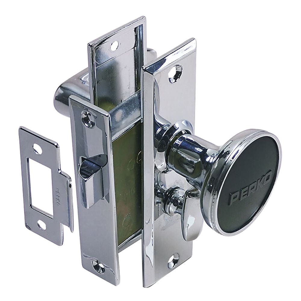 Perko Mortise Latch Set w/ Turn Button - Marine Hardware | Accessories - Perko