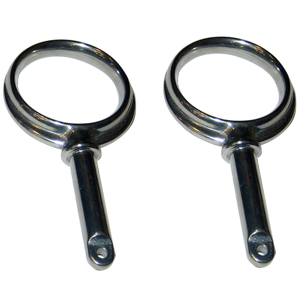 Perko Round Type Rowlock Horns - Chrome Plated Zinc - Marine Hardware | Oarlocks - Perko