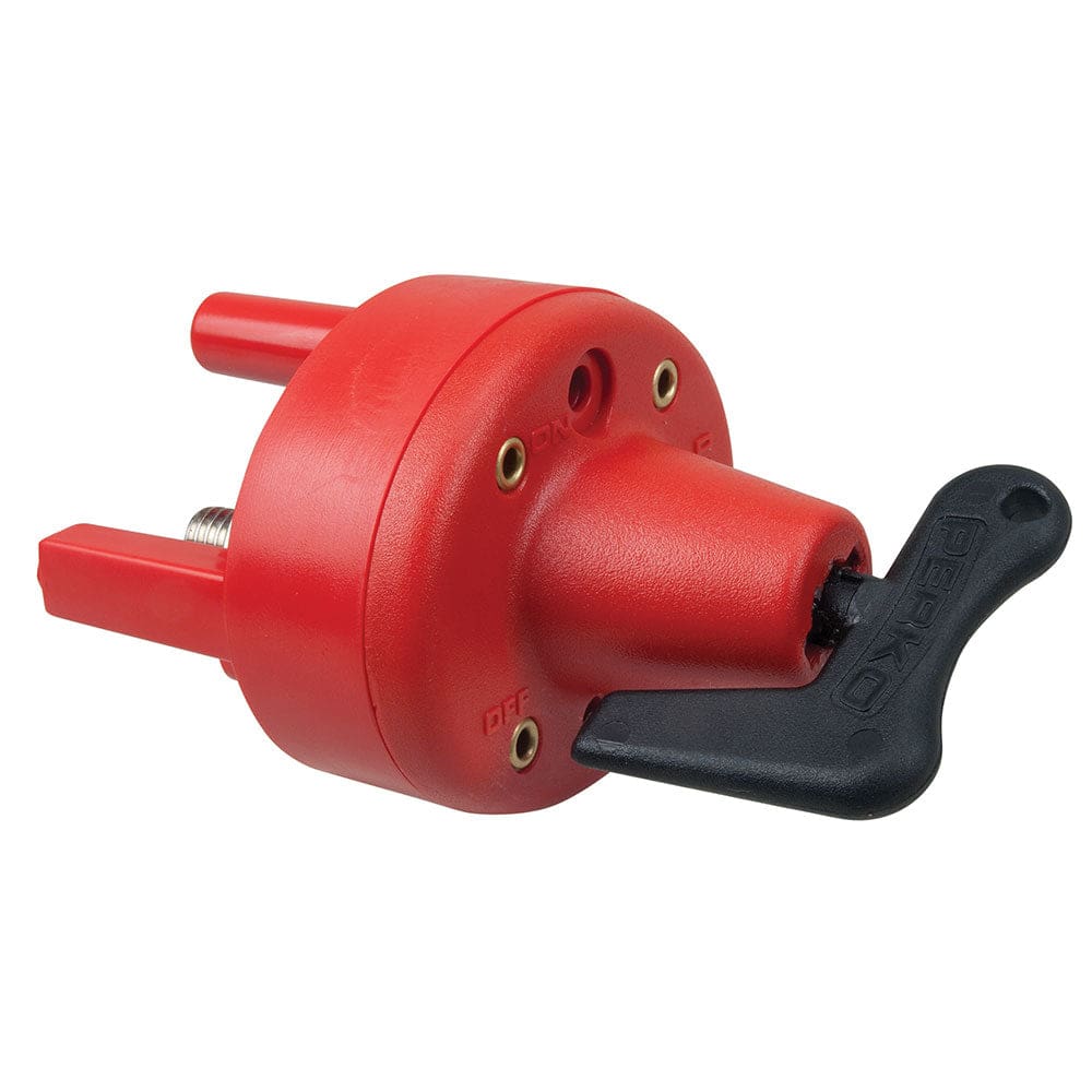 Perko Single Battery Disconnect Switch w/ Mounting Ring & Legs - Bulkhead Mount - Electrical | Battery Management - Perko