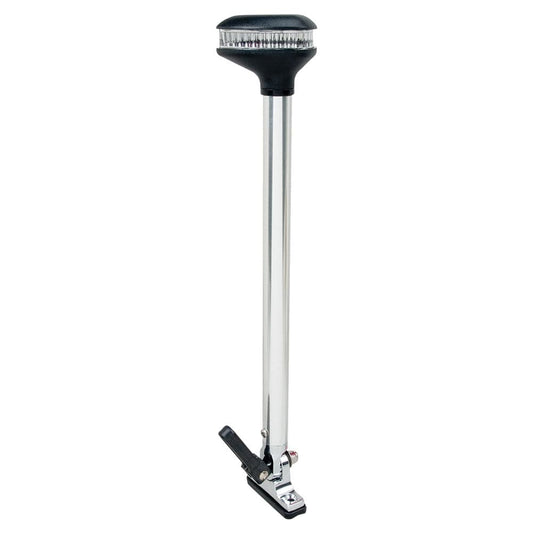 Perko Stealth Series - L.E.D. Fold Down All-Round Light - Vertical Mount 13-3/ 8 Height - 2NM Range - Lighting | Navigation Lights - Perko