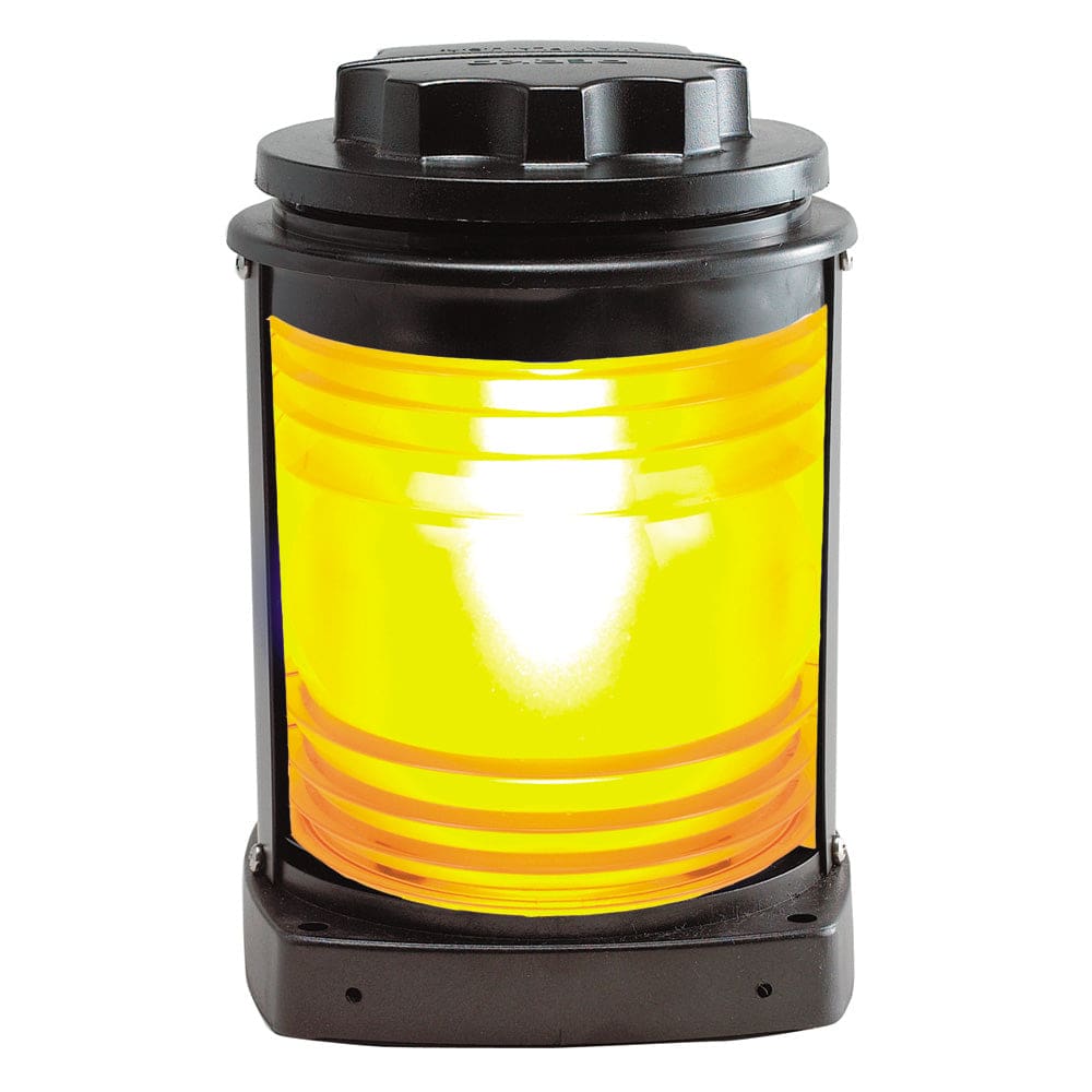 Perko Towing Light - Black Plastic Yellow Lens - Lighting | Navigation Lights - Perko