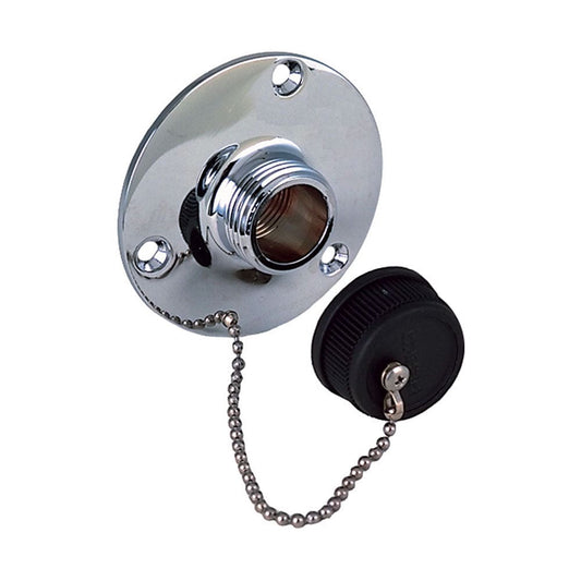 Perko Water Outlet Fitting w/ Cap - Marine Plumbing & Ventilation | Fittings - Perko