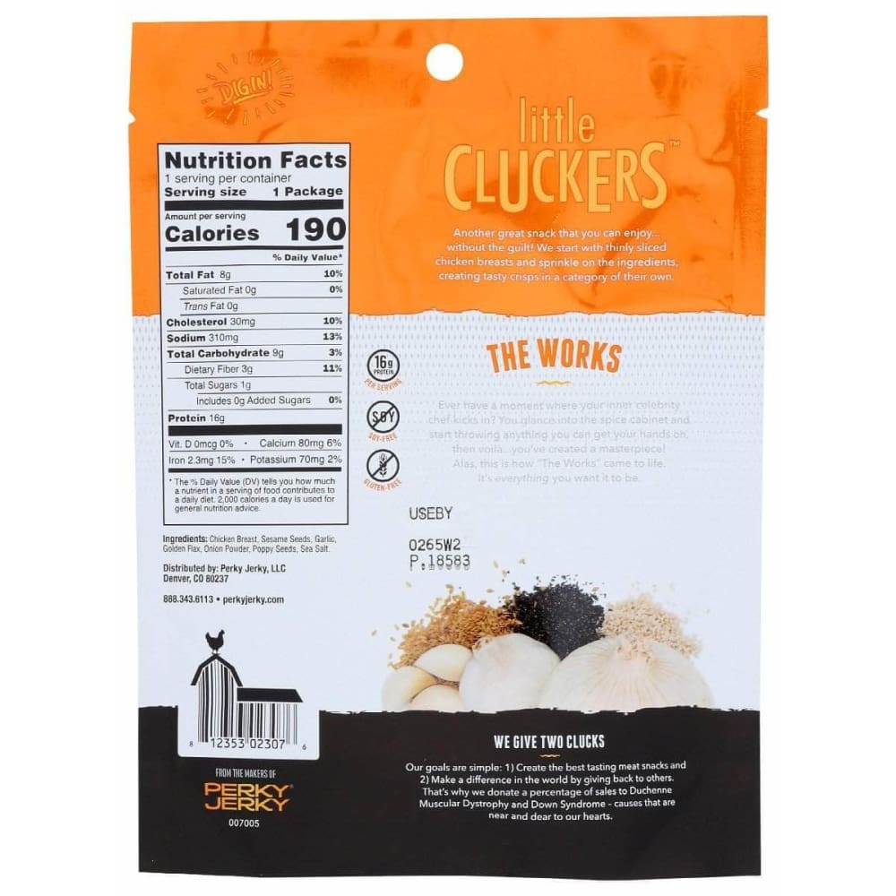 PERKY JERKY Perky Jerky Crisps Chkn Brst The Work, 1 Oz