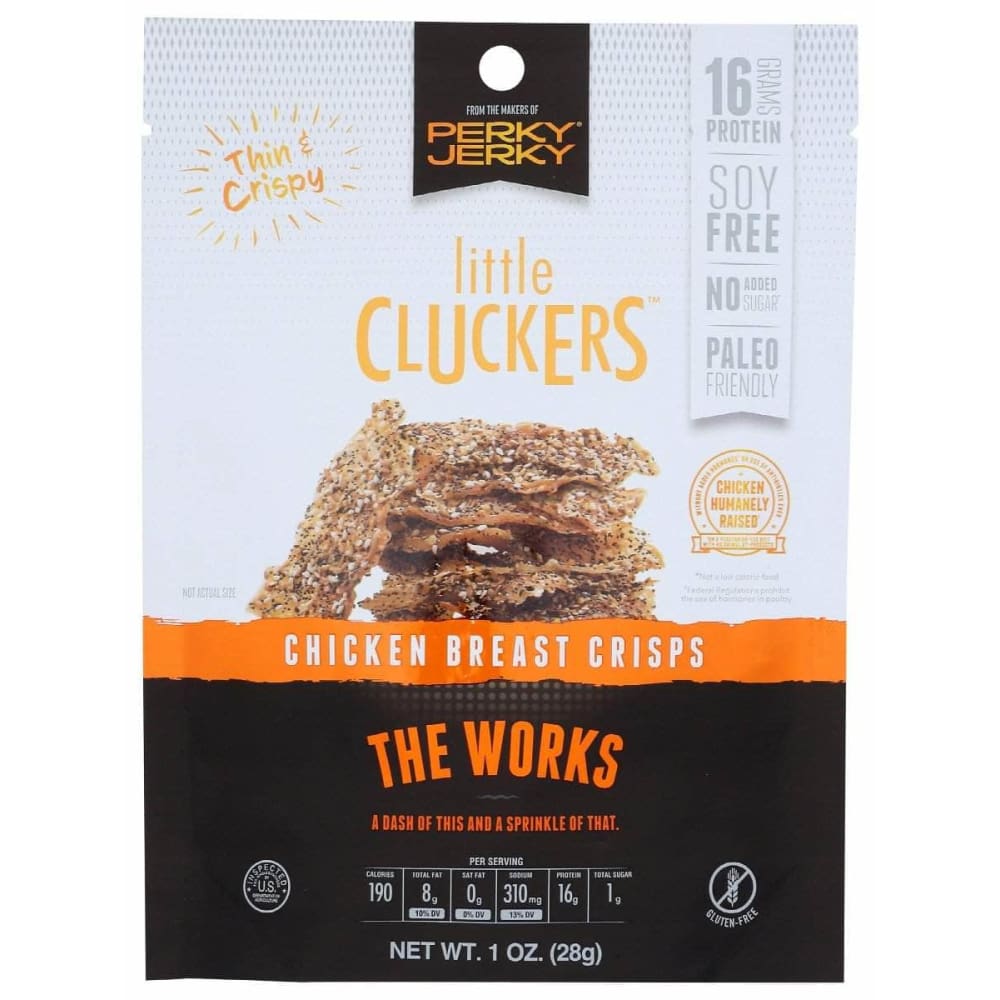 PERKY JERKY Perky Jerky Crisps Chkn Brst The Work, 1 Oz