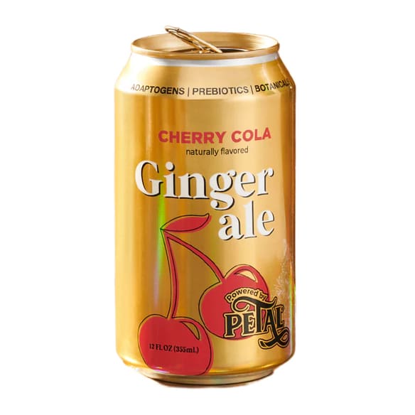 PETAL: Cherry Cola Ginger Ale Soda 12 fo (Pack of 5) - Grocery > Beverages > Sodas - PETAL