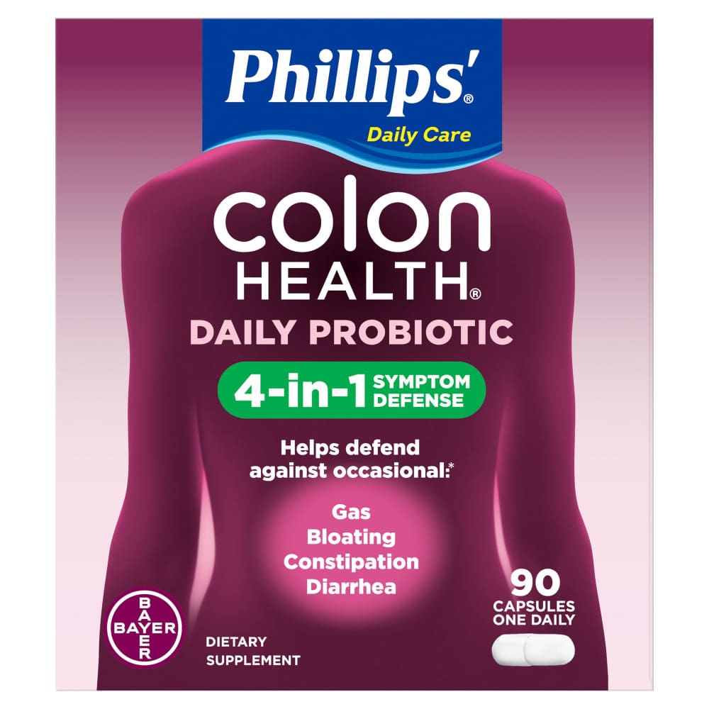 Phillips’ Colon Health Probiotic Supplement Capsules 90 ct. - Home/Health & Beauty/Medicine Cabinet/Digestive Health/ - Unbranded