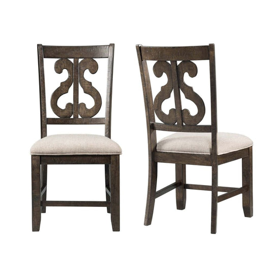Picket House Furnishings Picket House Furnishings Stanford Swirl Back Side Chair 2 pk. - Home/Home/Big Home Savings/Furniture Savings/ -