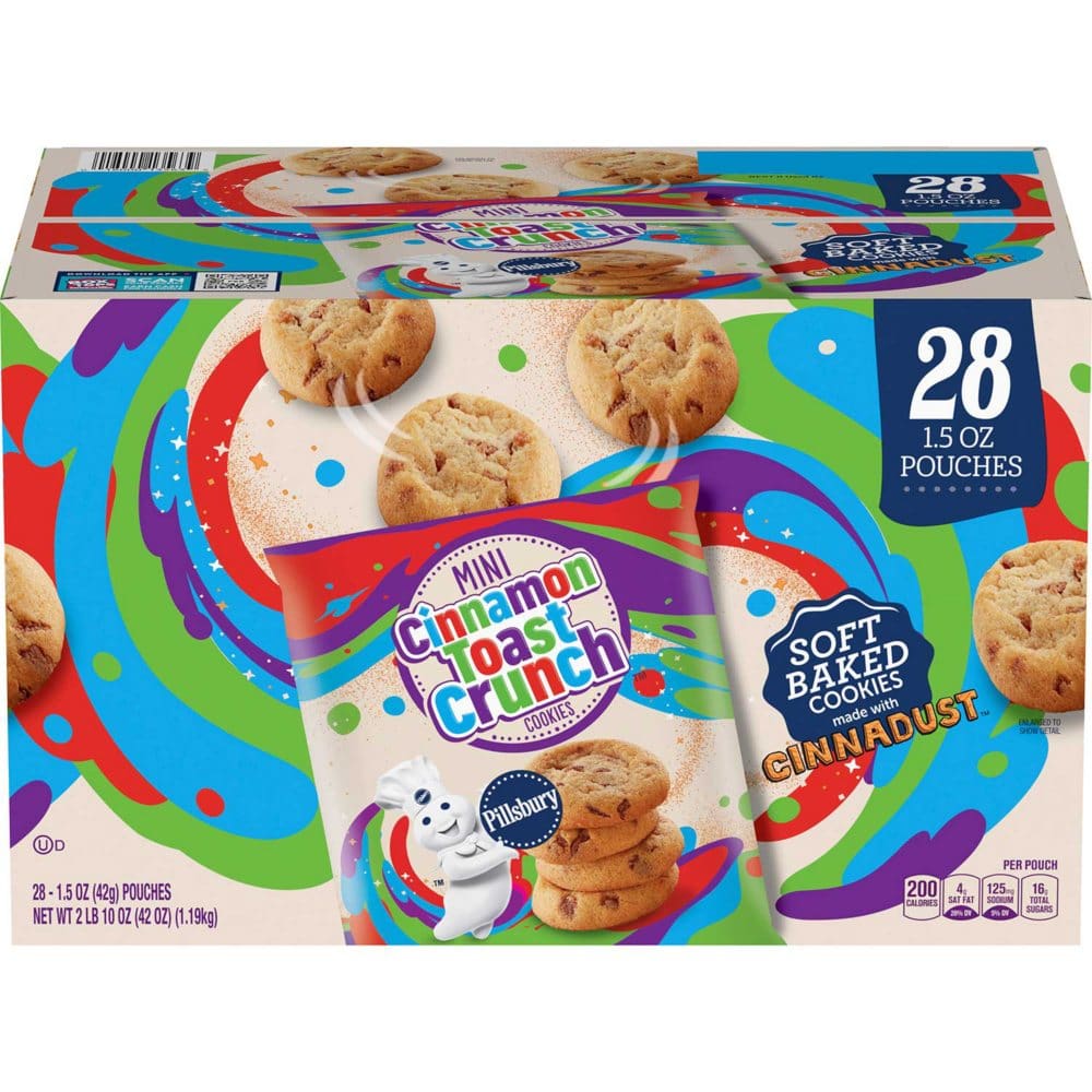 Pillsbury Soft Baked Cinnamon Toast Crunch Mini Cookies (28 pk.) - New Items - ShelHealth