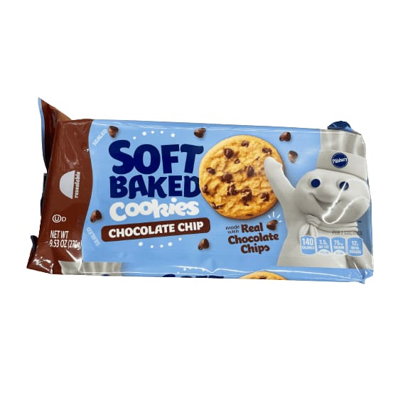 Pillsbury Pillsbury Soft Baked Cookies, Multiple Choice Flavor, 9.53 oz, 18 ct