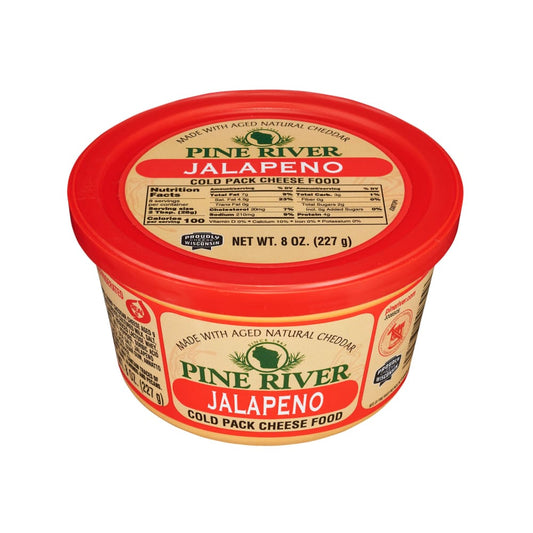 PINE RIVER: Jalapeno Cheese Spread 8 OZ (Pack of 5) - Grocery > Pantry > Condiments - PINE RIVER