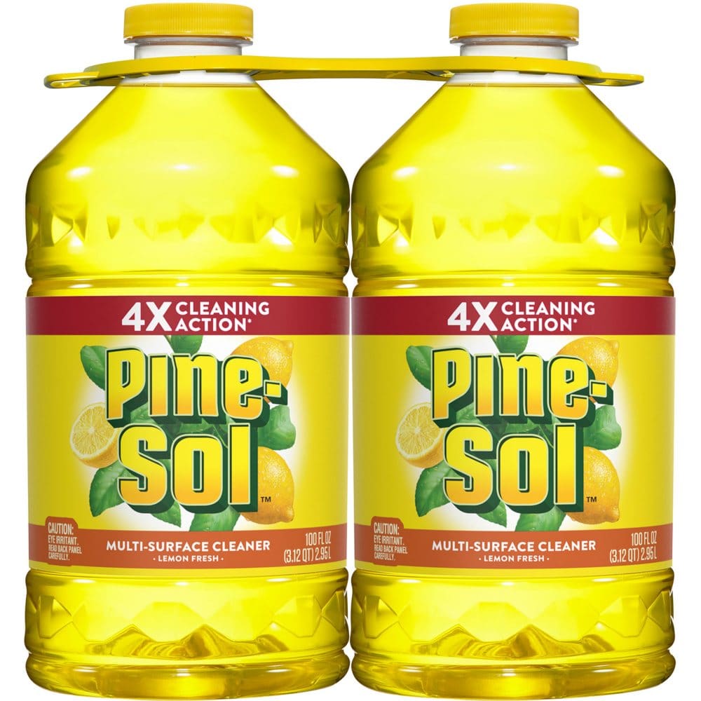 Pine-Sol All Purpose Multi-Surface Cleaner Lemon Fresh (100 fl. oz./bottle 2 pk.) - All-Purpose Cleaners - ShelHealth