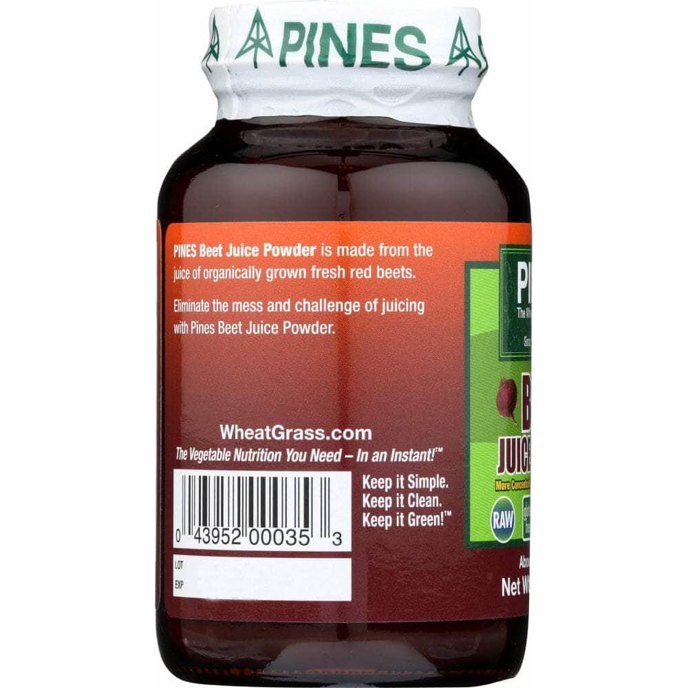 Pines Wheat Grass Pines International Beet Juice Powder, 5 oz