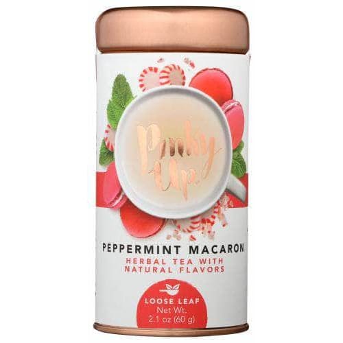 PINKY UP Pinky Up Peppermint Macaron Loose Leaf Tea, 2.1 Oz