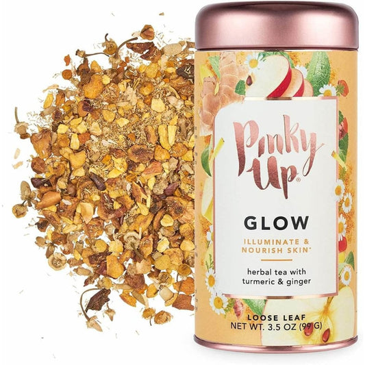 PINKY UP Pinky Up Tea Lse Leaf Glow, 3.5 Oz