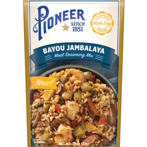 PIONEER Grocery > Cooking & Baking > Seasonings PIONEER: Mix Ssnng Bayou Jambalaya, 0.74 oz