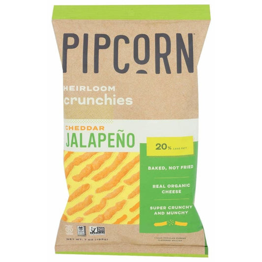 PIPCORN PIPCORN Crunchies Chdr Jalapeno, 7 oz