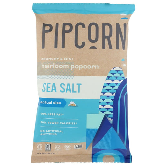 PIPCORN: Popcorn Mini Sea Salt 4.5 oz (Pack of 5) - Popcorn - PIPCORN