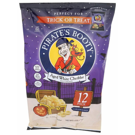 PIRATE BRANDS Pirate Brands Aged White Cheddar Halloween, 6 Oz