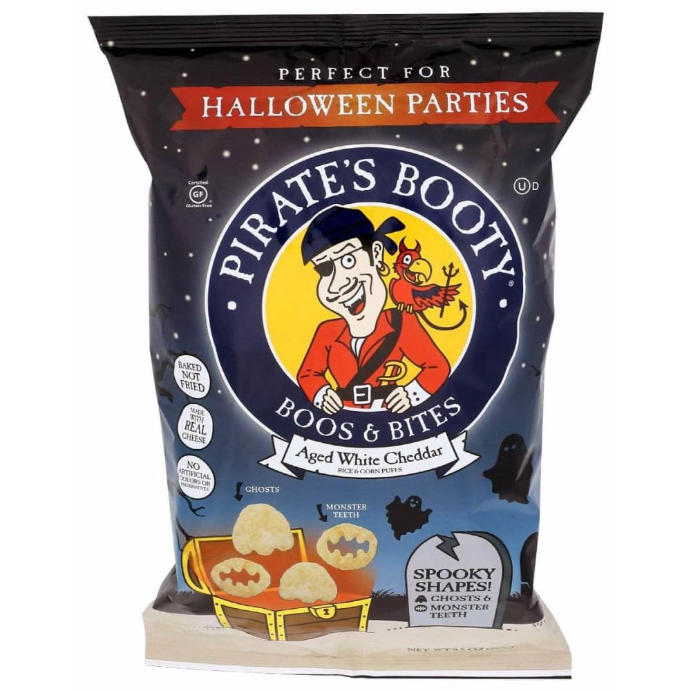 PIRATE BRANDS Pirate Brands Boos And Bites Aged White Cheddar Rice And Corn Puffs, 9.5 Oz
