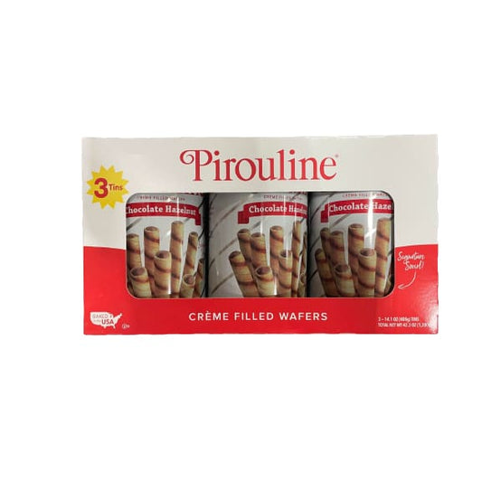 Pirouline Chocolate Hazelnut Creme Wafers 3 x 14.1 oz. - Pirouline