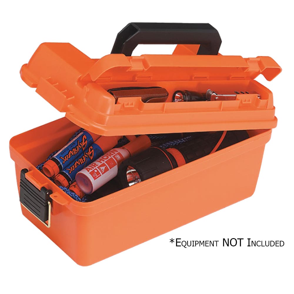Plano Small Shallow Emergency Dry Storage Supply Box - Orange - Marine Safety | Waterproof Bags & Cases - Plano