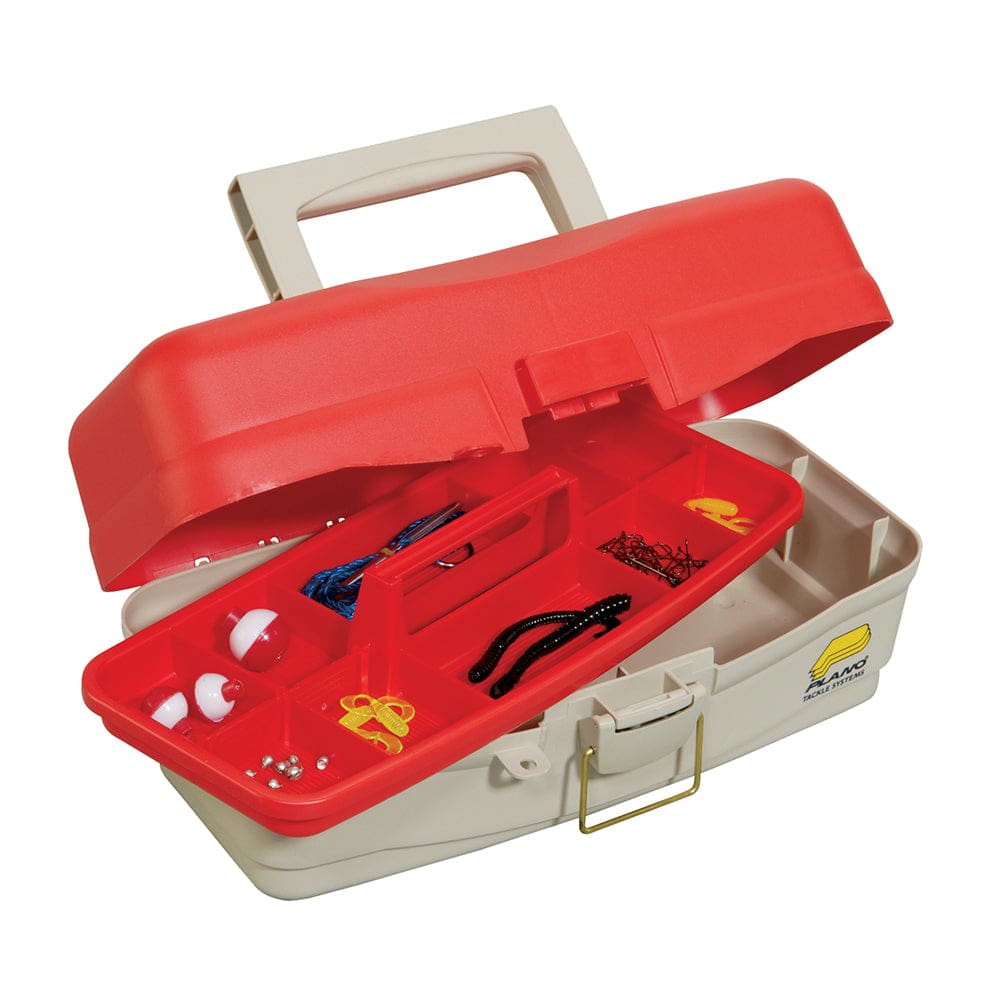 Plano Take Me Fishing™ Tackle Kit Box - Red/ Beige - Outdoor | Tackle Storage - Plano