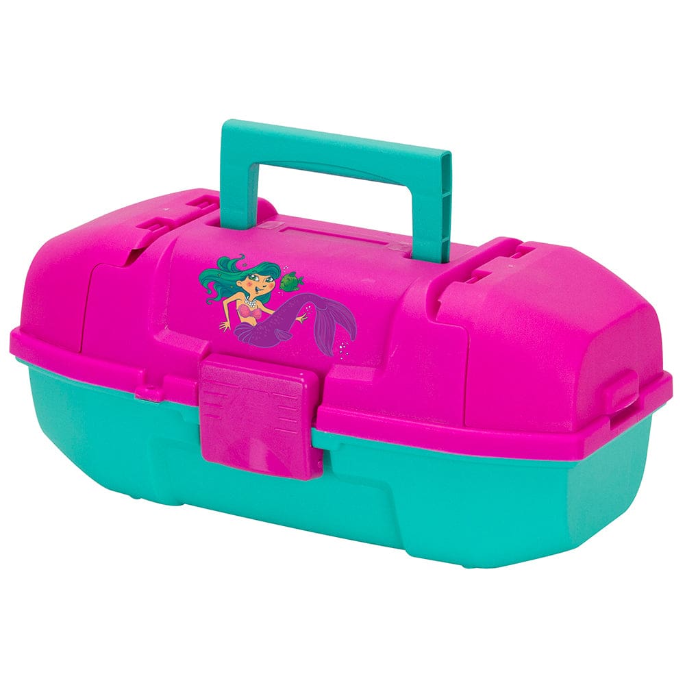 Plano Youth Mermaid Tackle Box - Pink/ Turquoise - Outdoor | Tackle Storage - Plano