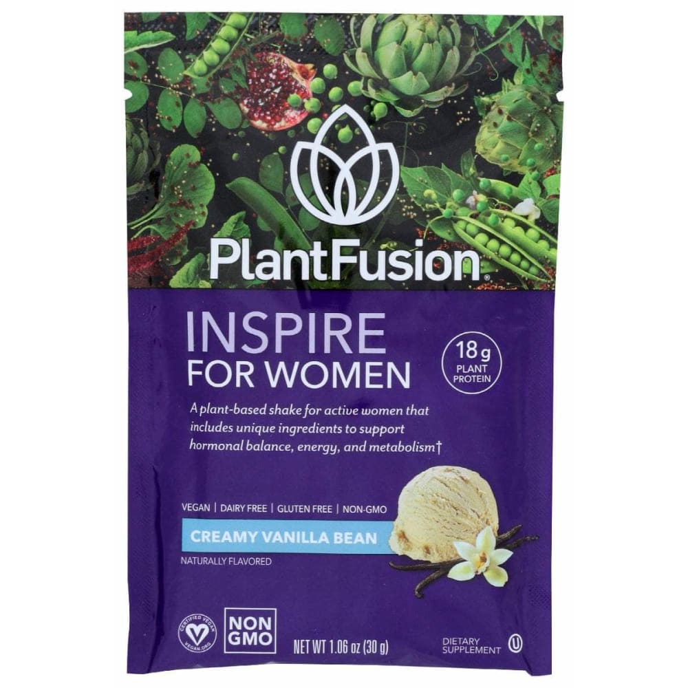 PLANTFUSION PLANTFUSION Inspire For Women Creamy Vanilla Bean Packet, 1.06 oz