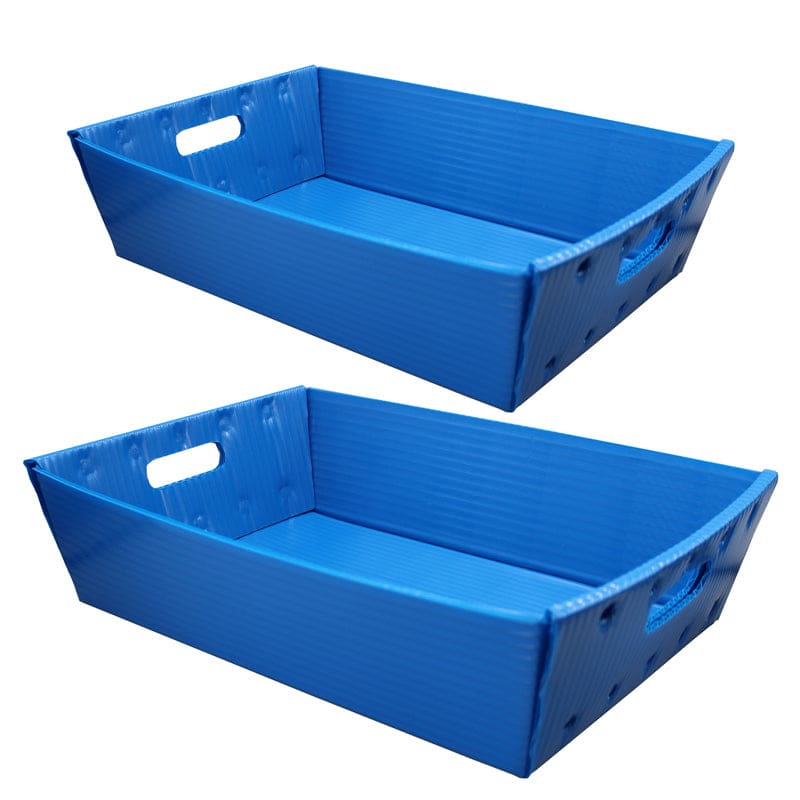 Plastic Welded Letter Trays 2/Pk - Storage Containers - Flipside
