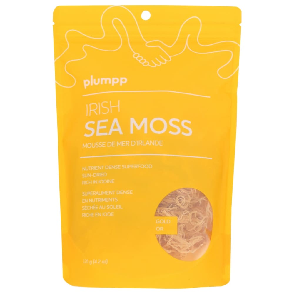 PLUMPP: Irish Sea Moss Gold 4.2 oz - PLUMPP