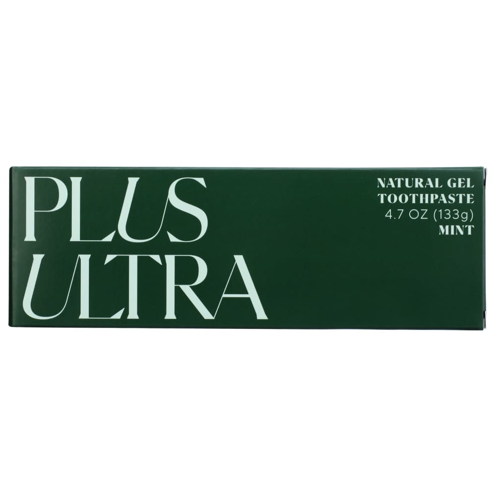 PLUS ULTRA: Gel Toothpaste Natural 4.7 OZ (Pack of 3) - Beauty & Body Care > Oral Care > Toothpastes & Toothpowders - PLUS ULTRA