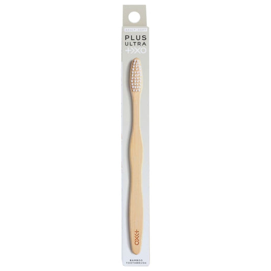 PLUS ULTRA: Toothbrush Bamboo Logo 1 EA (Pack of 5) - Beauty & Body Care > Oral Care > Toothbrushes - PLUS ULTRA