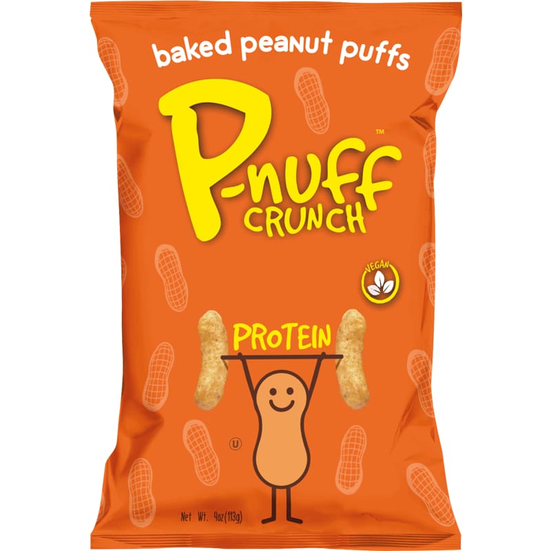 PNUFF Grocery > Snacks > Chips > Puffed Snacks PNUFF: Baked Peanut Puffs Roasted Peanut Flavor, 4 oz