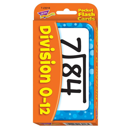 Pocket Flash Cards Division 56-Pk 3 X 5 Two-Sided Cards (Pack of 10) - Flash Cards - Trend Enterprises Inc.
