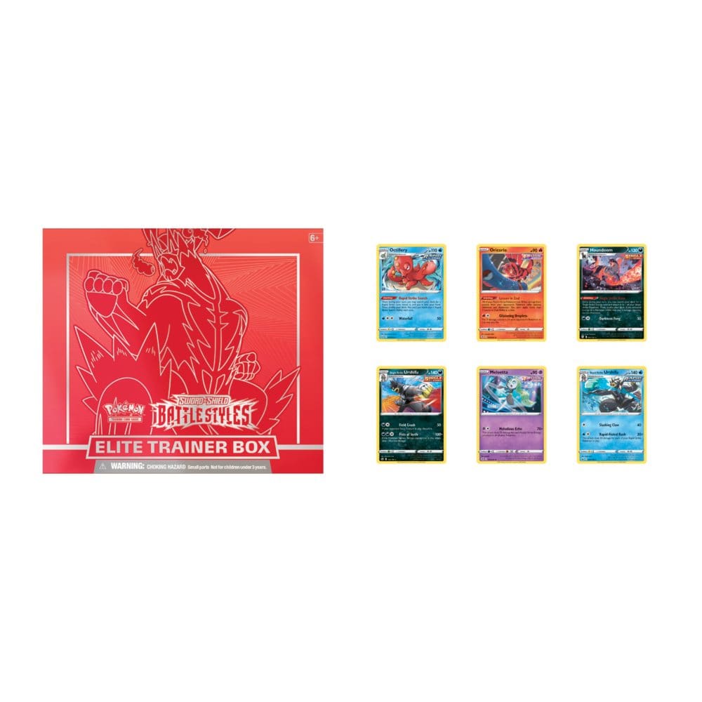 PokÃ©mon Urshifu Single Strike Elite Trainer Box + 6 Bonus Cards - Ages 8+ - PokÃ©mon