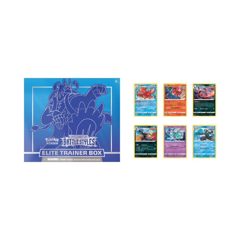 Pokémon Urshifu Rapid Strike Elite Trainer Box + 6 Bonus Cards - Savings & Clearance - Pokémon